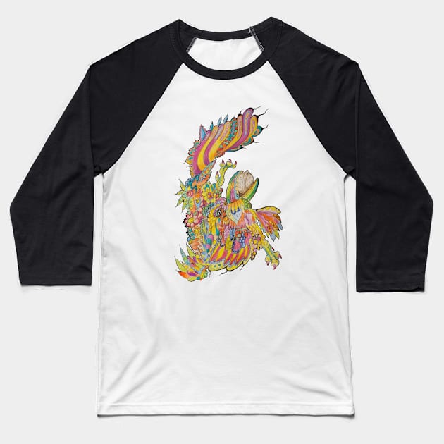 Raven Baseball T-Shirt by chequer